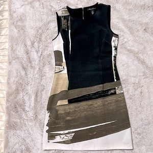 Kenneth Cole abstract shift dress